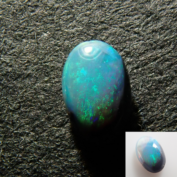 Australian black opal 0.055ct loose stone