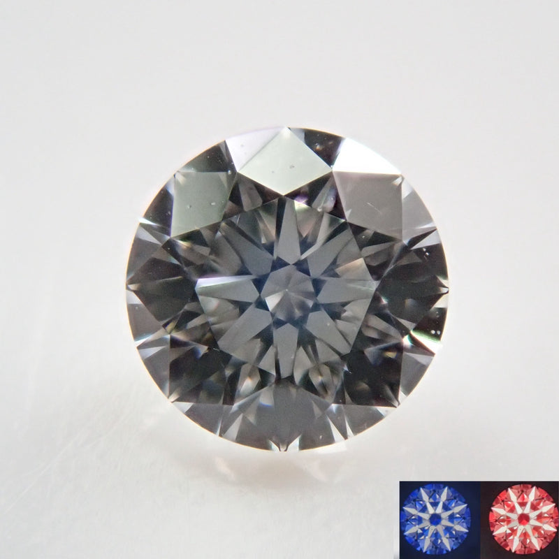 Diamond 3.3mm/0.137ct loose (G, VS1, Excellent H&amp;C)