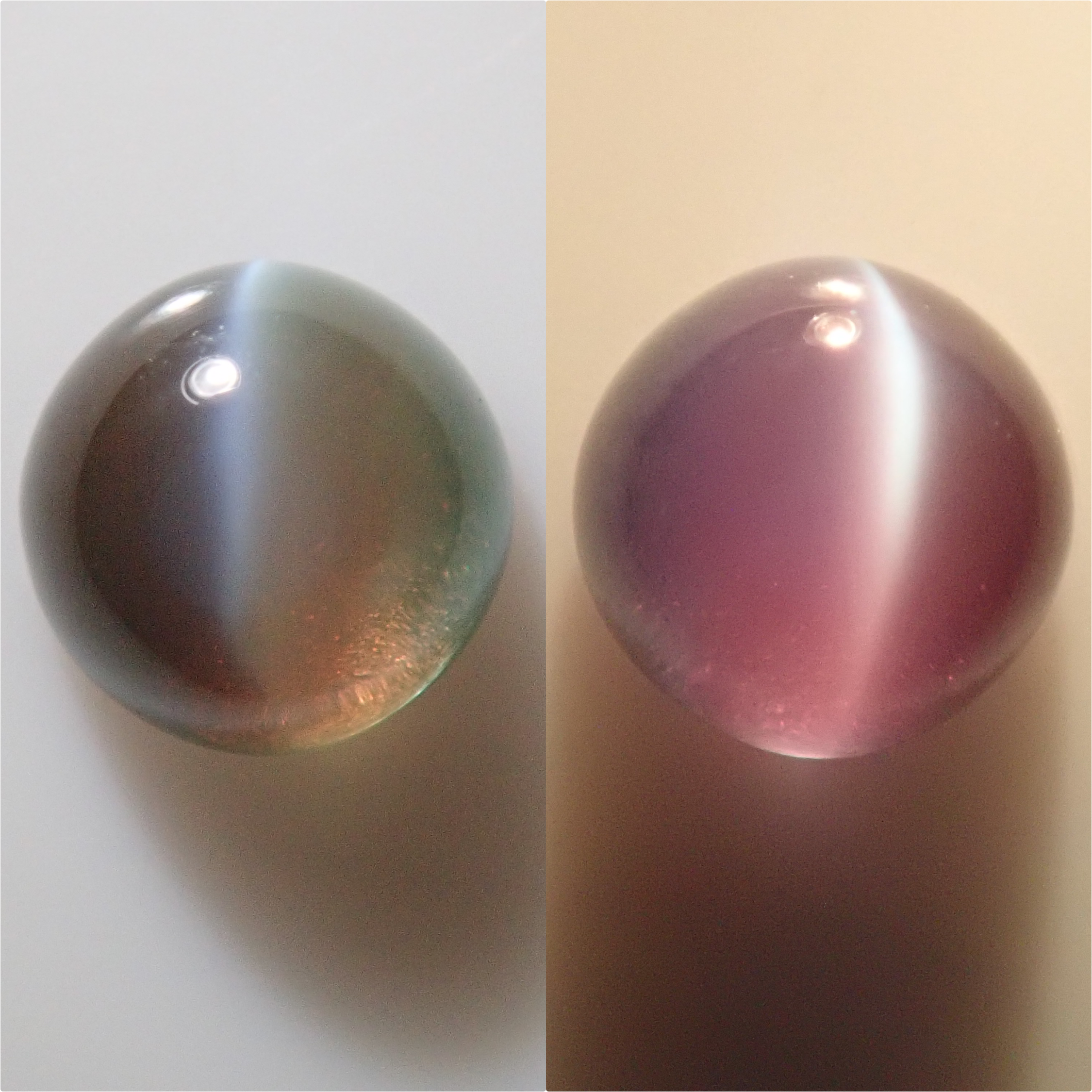 【4/13 22時販売】ブラジル産アレキサンドライトキャッツアイ 2.6mm/0.111ctルース