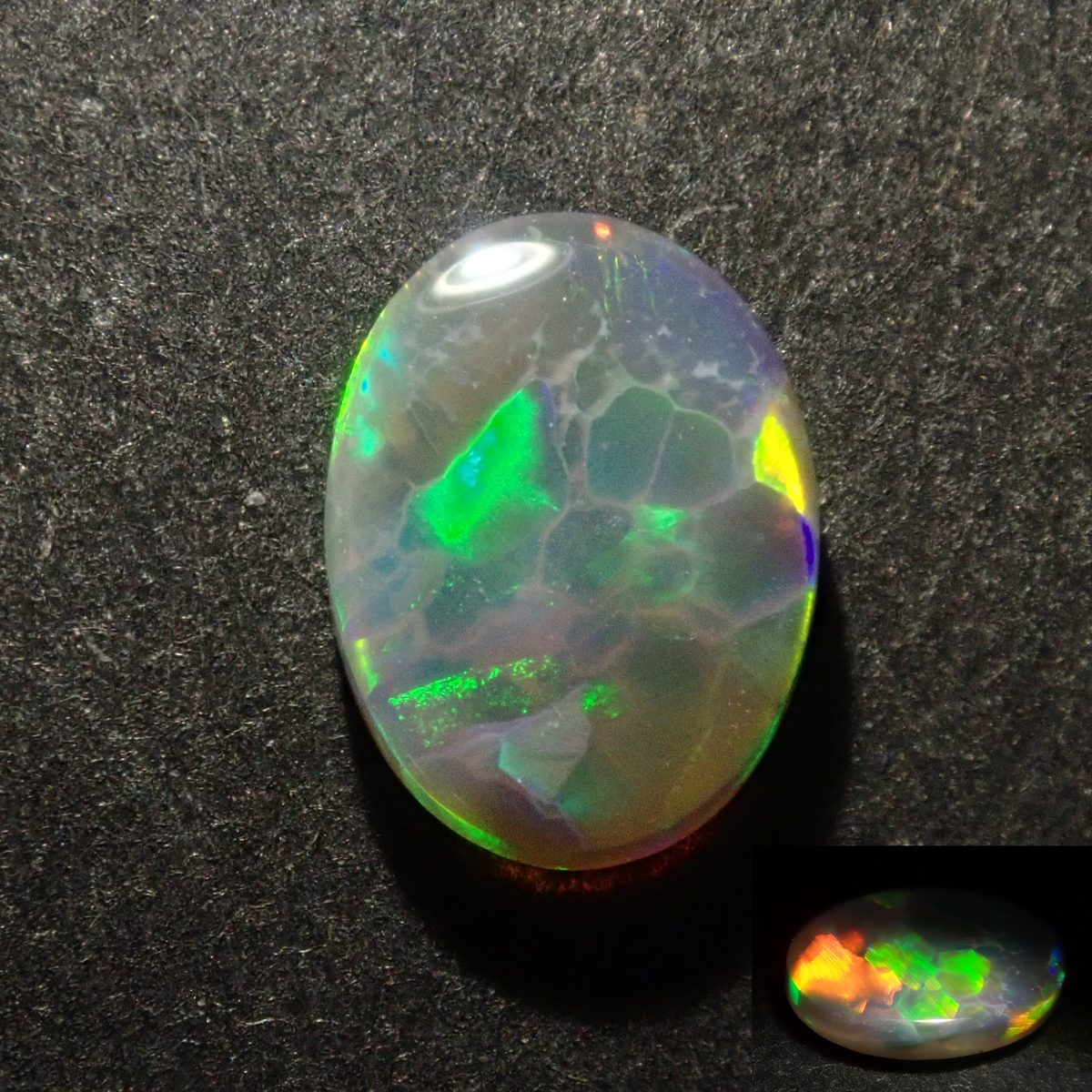 メキシコ産　オパール ポリッシュ　約2.2×1.0×0.6㎝ メキシコ産 オパール ポリッシュ 約2.2×1.0×0.6㎝