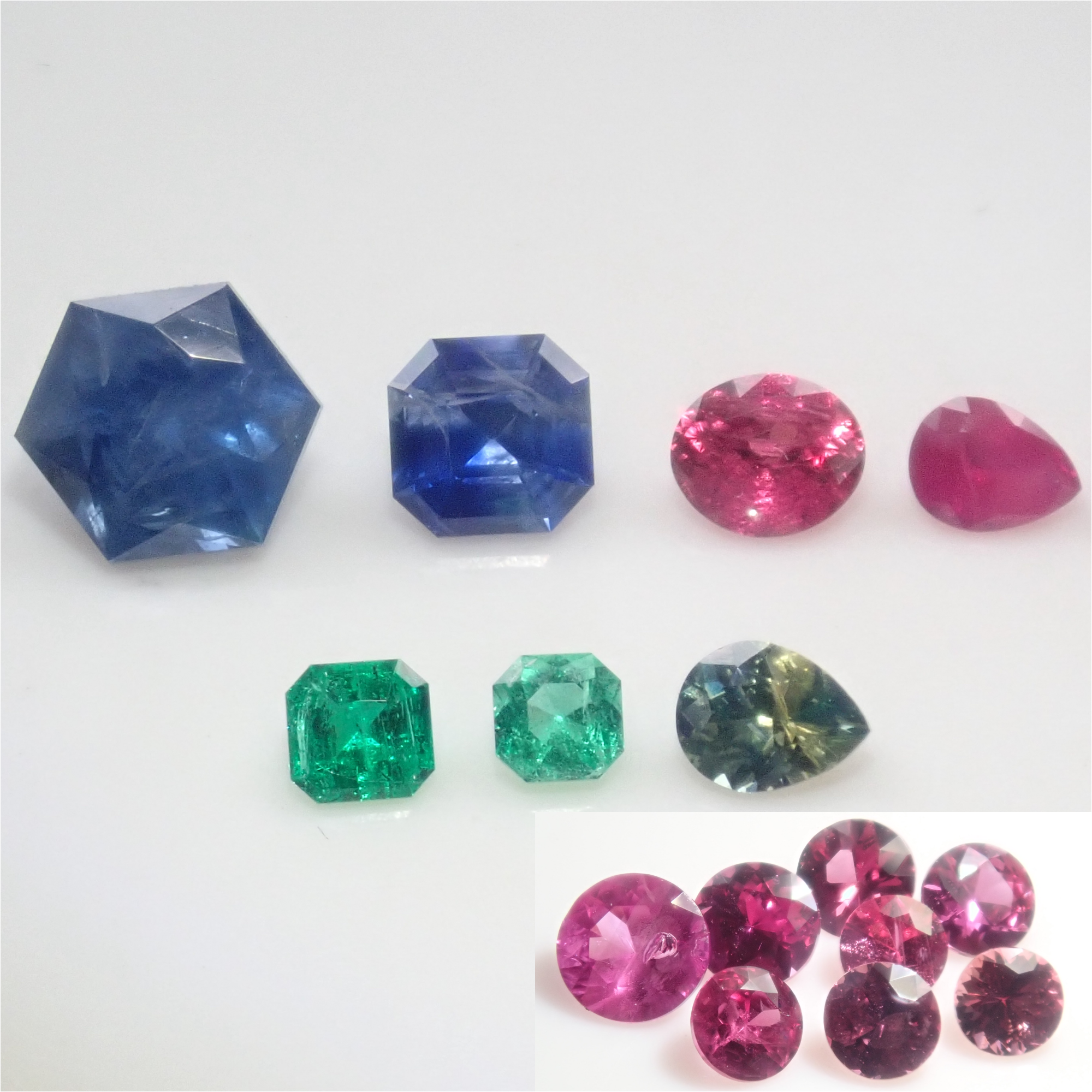 【8/2 22時販売】《限定7セット》宝石ガチャ💎三大宝石ガチャ1石＋ピンクサファイアの合計2石ルース《複数購入割引有》