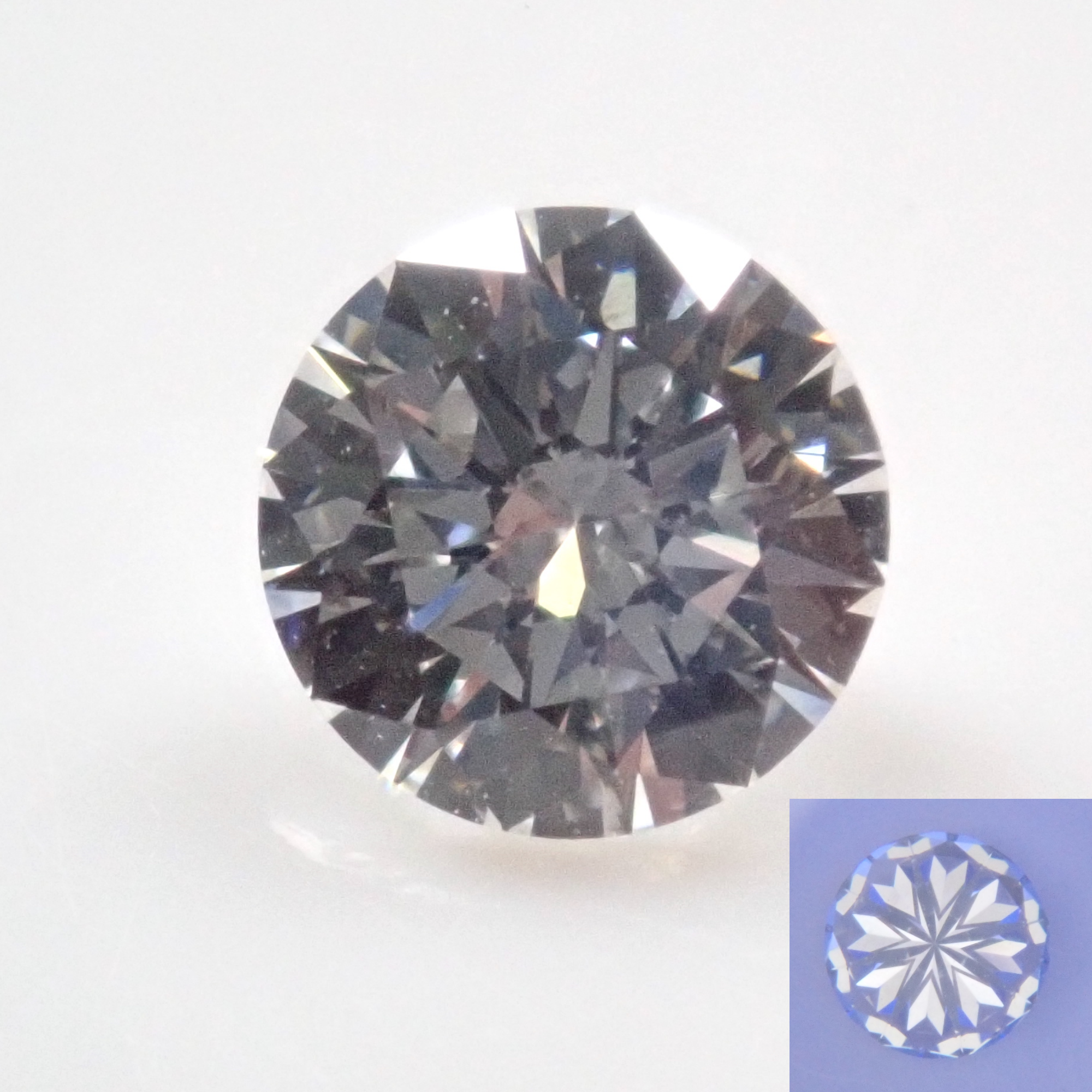 【抽選販売：5/2 10時am〆切】インターナリーフローレスダイヤモンド（H&C） 0.305ctルース(F, IF, 3Excellent H&C) GIA&中宝