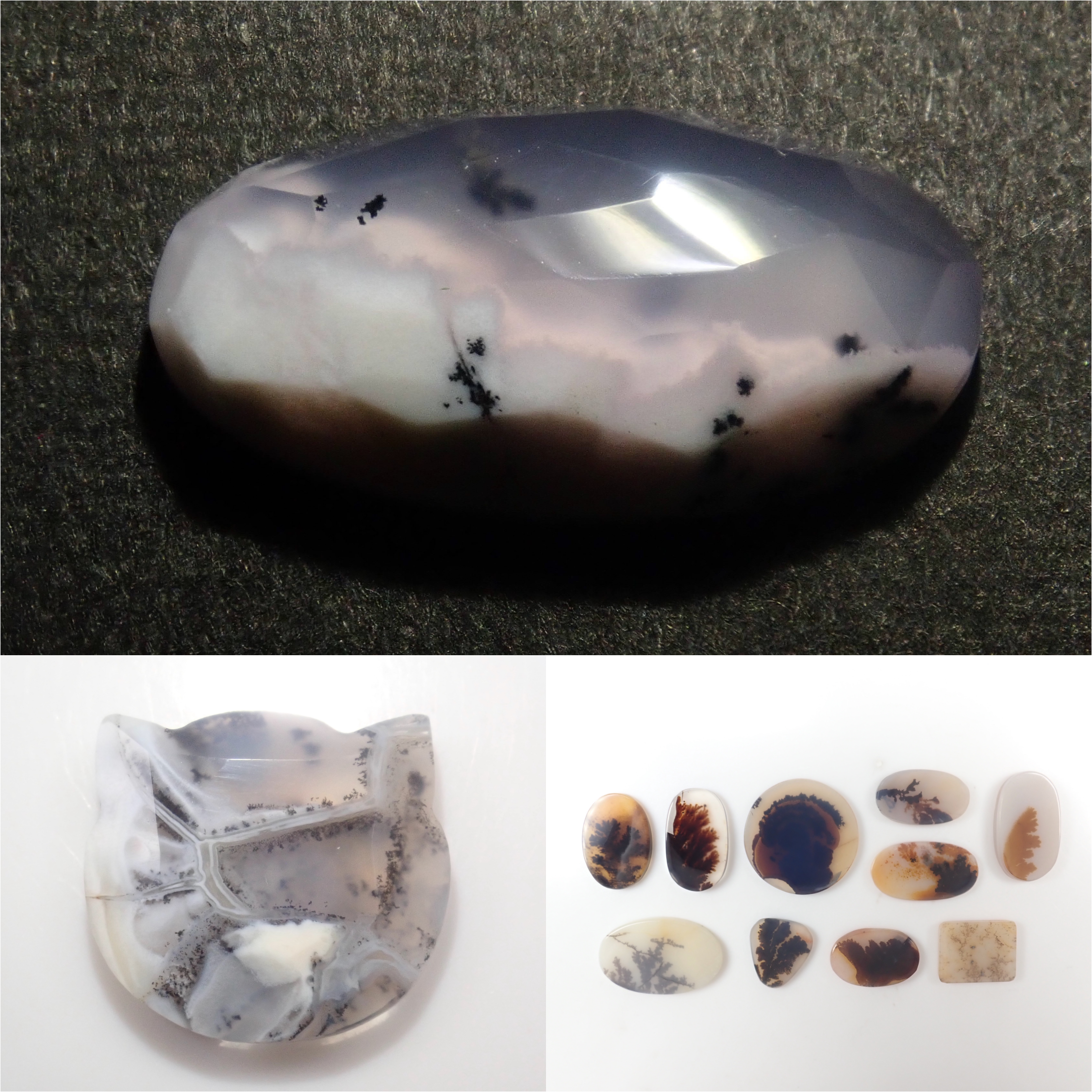 Limited to 14 stones: Brazilian dendritic quartz loose stone (average 7 carats) Multiple purchase discounts available