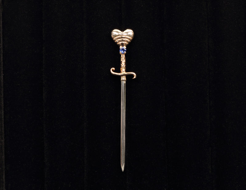 [Limited to 70 items] Ribbon Knight x KARATZ collaboration ◆ 70th anniversary jewelry ◆ Brooch 
