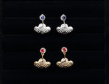 [Limited to 70 items] Ribbon Knight x KARATZ collaboration ◆ 70th anniversary jewelry ◆ Earrings