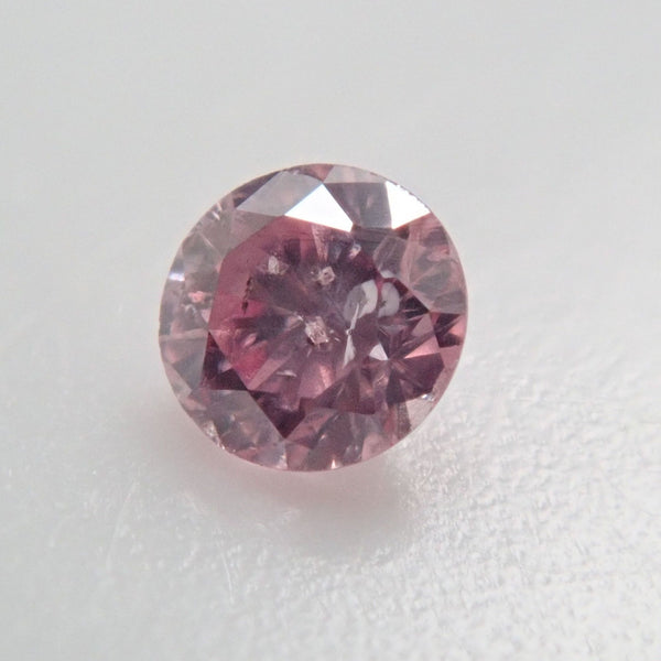 ピンクダイヤモンド 0.037ctルース( FANCY PURPLISH PINK, I1) - KARATZ STORE｜カラッツSTORE