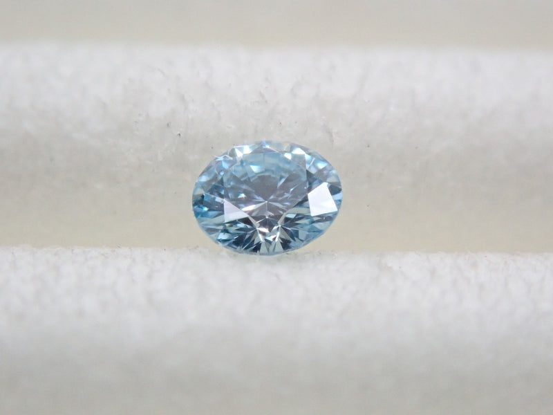 アイスブルーダイヤモンド 0.045ctルース(Treted FANCY GREENISH BLUE, VS2) - KARATZ STORE｜カラッツSTORE