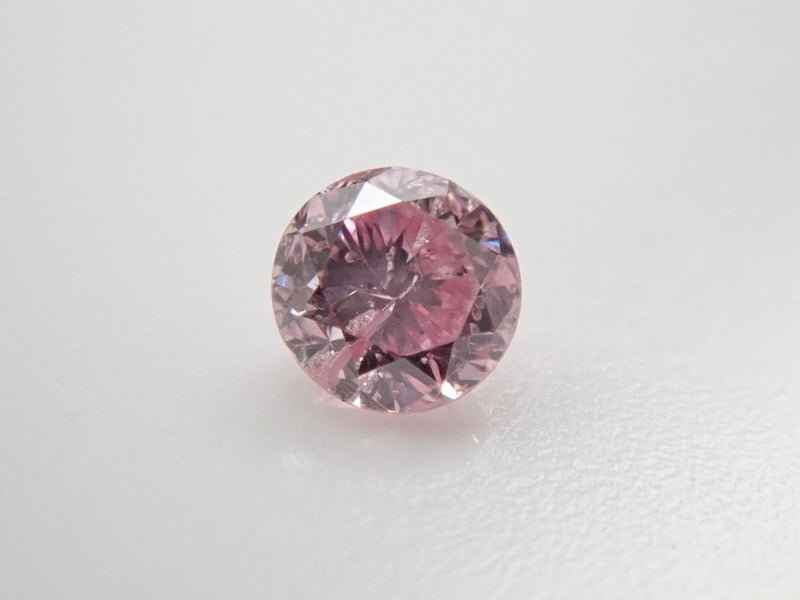ピンクダイヤモンド 0.061ctルース( FANCY PURPLISH PINK, I1