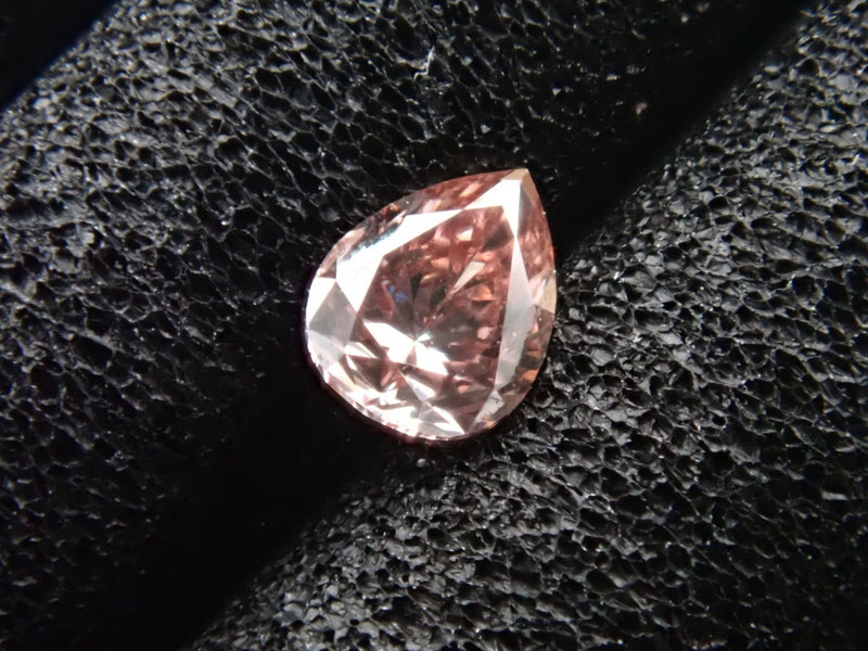 ピンクダイヤモンド 0.069ctルース(FANCY BROWNISH ORANGY PINK, SI2 ...