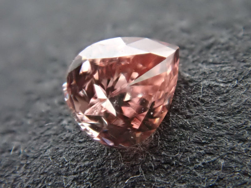 【希少】Fancy Light Brownish Pink 0.092ctダイヤモンドルース