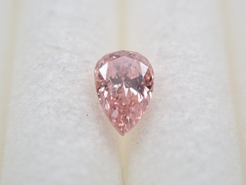 ピンクダイヤモンド 0.074ctルース(FANCY INTENSE ORANGY PINK, SI2 ...