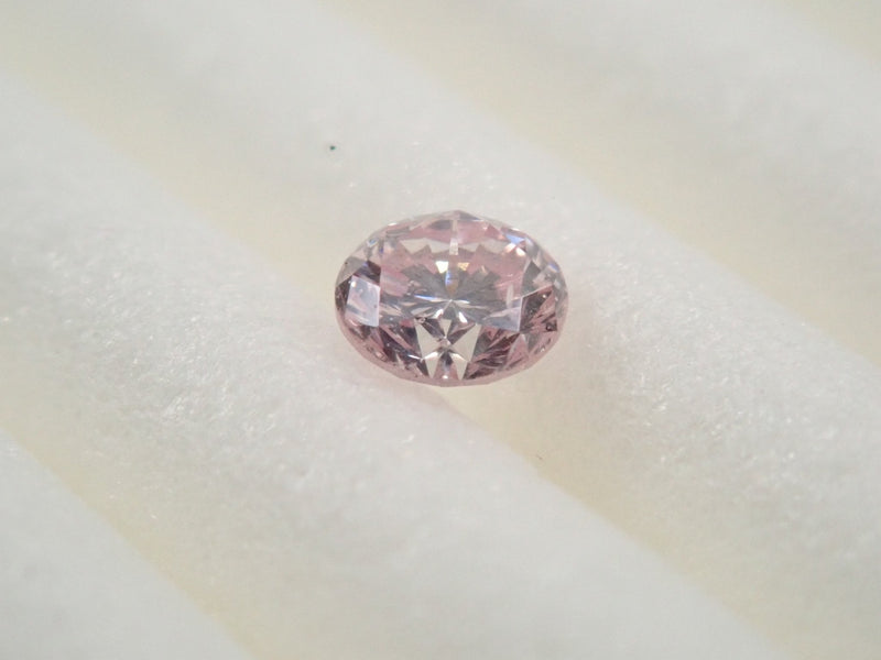 ピンクダイヤモンド 0.091ctルース(VERY LIGHT PURPLISH PINK, SI2