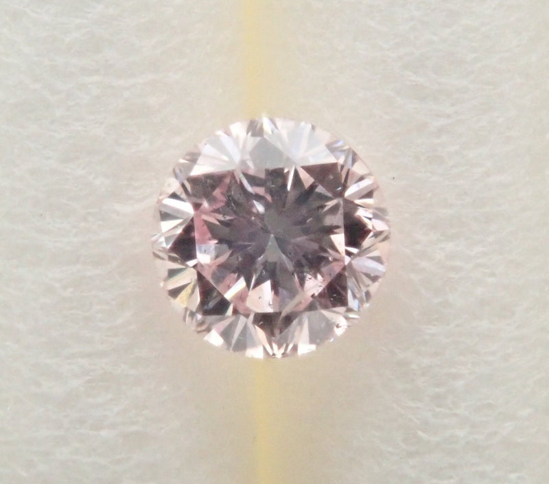 ピンクダイヤモンド 0.091ctルース(VERY LIGHT PURPLISH PINK, SI2