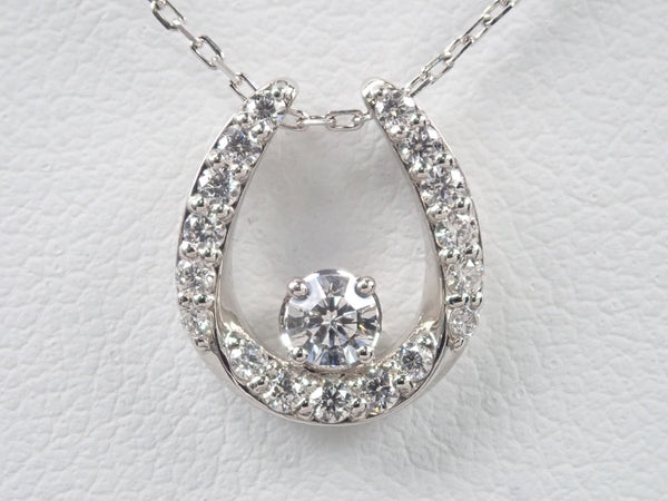 【カラフリ】クローバーダイヤモンド0.12ct ペンダント（ネックレス）《0.120ct/E/VS2/EX》 - カラッツSTORE