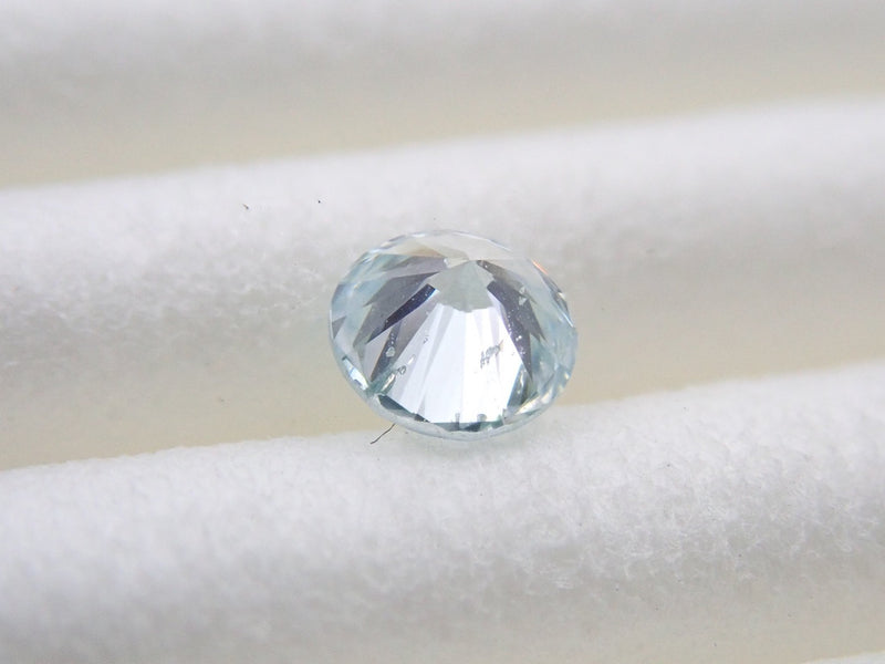 アイスブルーダイヤモンド 0.131ctルース(Treted FANCY GREENISH BLUE, SI2) - KARATZ STORE｜カラッツSTORE