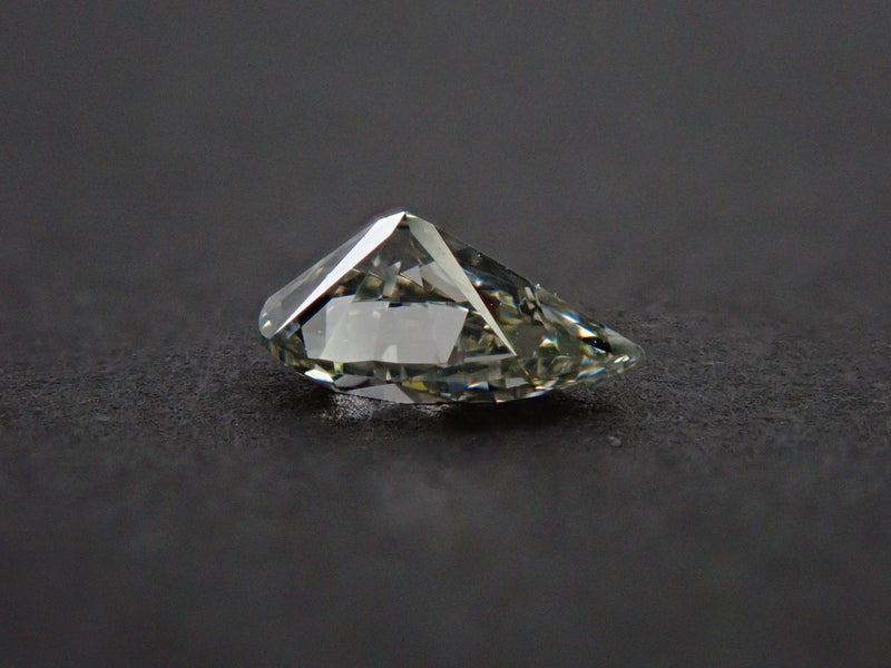 イエローダイヤモンド 0.307ctルース(VERY LIGHT GRAYISH GREENISH YELLOW, SI1,ペアシェイプ) - KARATZ STORE｜カラッツSTORE