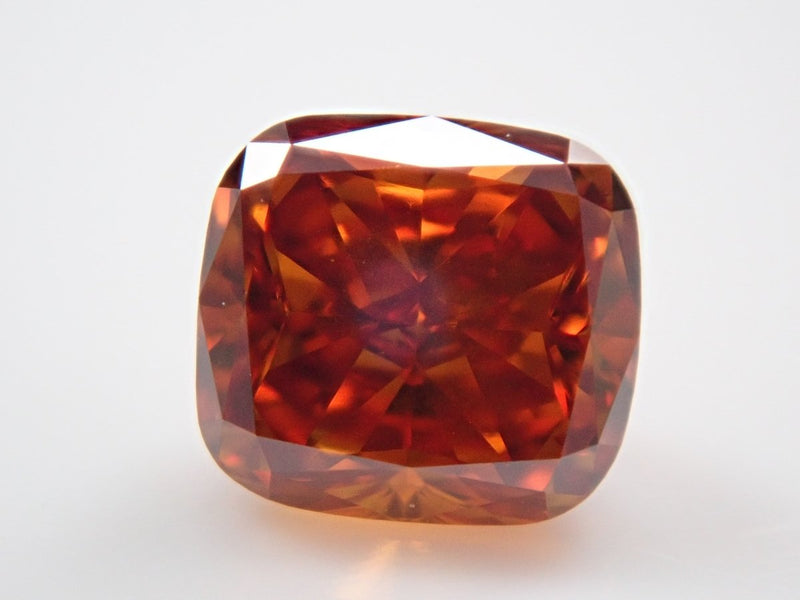 オレンジダイヤモンド 0.352ctルース(FANCY DEEP BROWNISH ORANGE, SI1