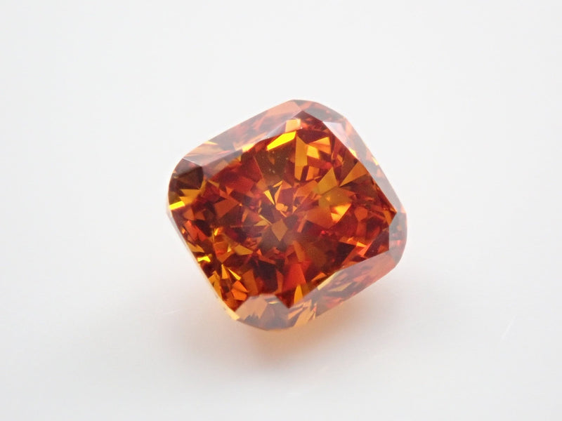 オレンジダイヤモンド 0.501ctルース(FANCY DEEP BROWNISH YELLOWISH ORANGE, SI2)