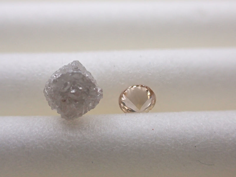 ダイヤモンド 0.535ct原石とルースセット - KARATZ STORE｜カラッツSTORE