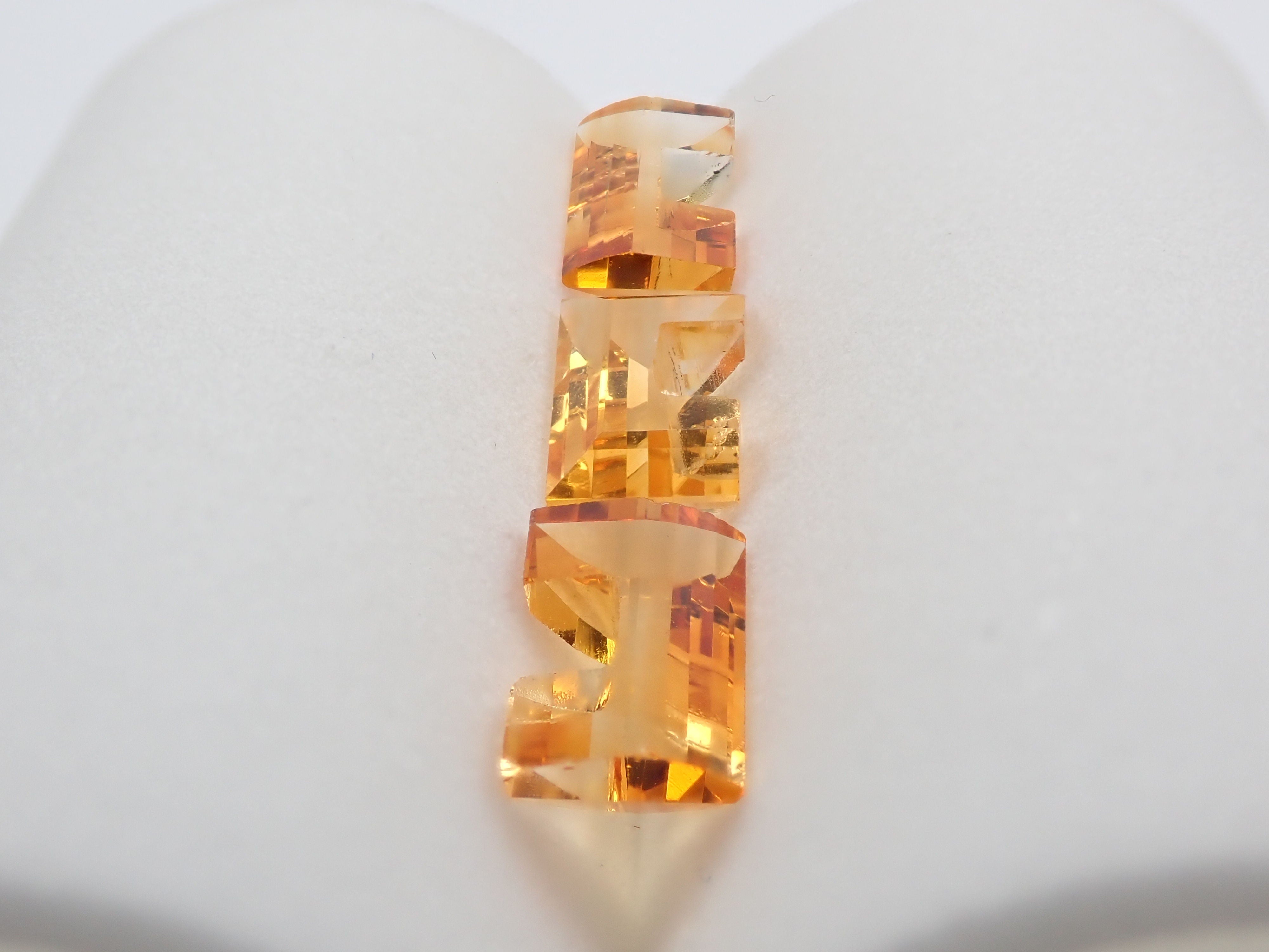 シトリン3石セット 3.970ct