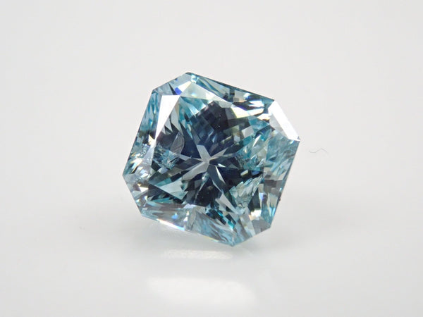 アイスブルーダイヤモンド 1.021ctルース(FANCY INTENSE BLUE GREEN, I1) - KARATZ STORE｜カラッツSTORE