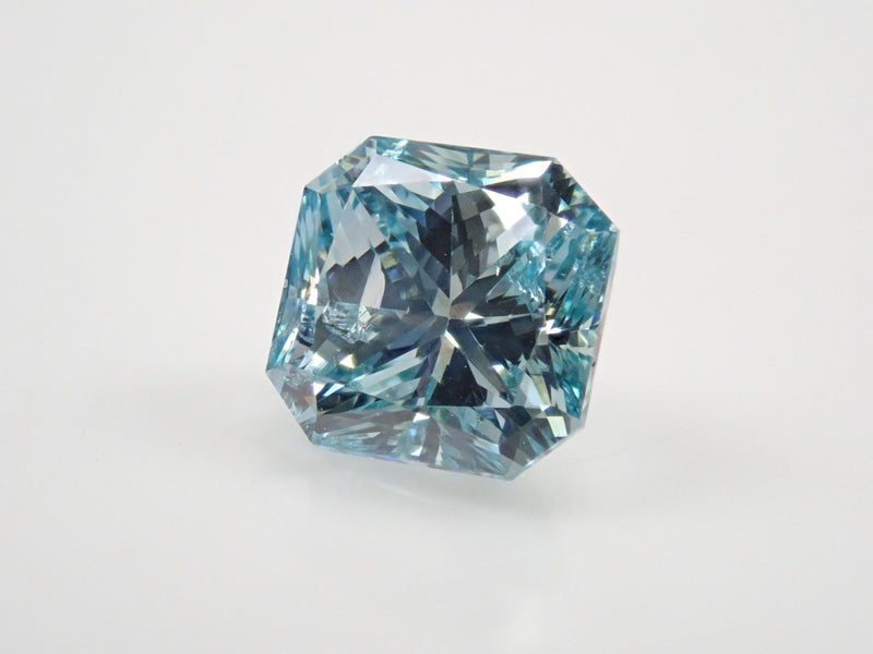 ダイヤモンドルース/FANCY BLUE-GREEN/ 0.36ct. GIA