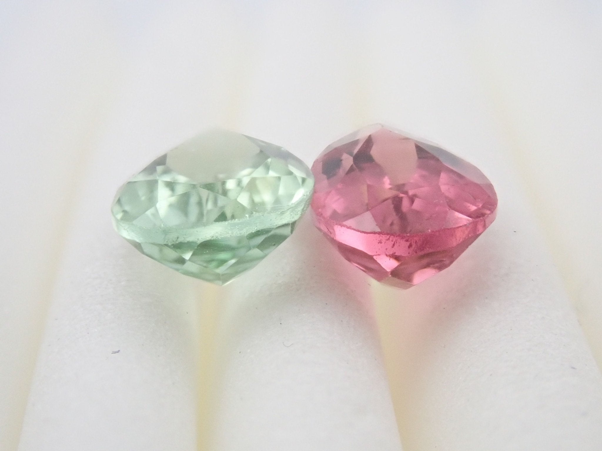 ピンクトルマリン 1.278ct ・ グリーントルマリン 1.259ct 2石セット - KARATZ STORE｜カラッツSTORE