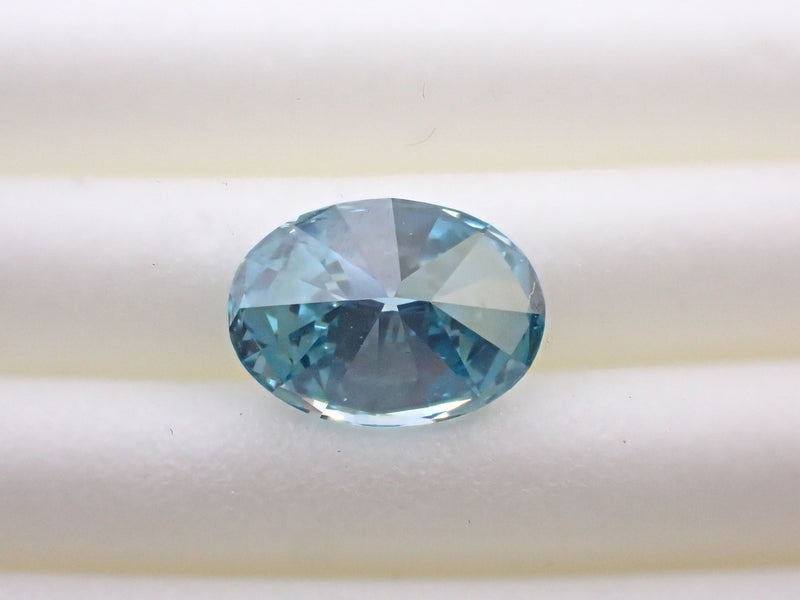 ダイヤモンド 1.350ctルース(Treted FANCY DEEP GREEN BLUE, SI1) - KARATZ STORE｜カラッツSTORE