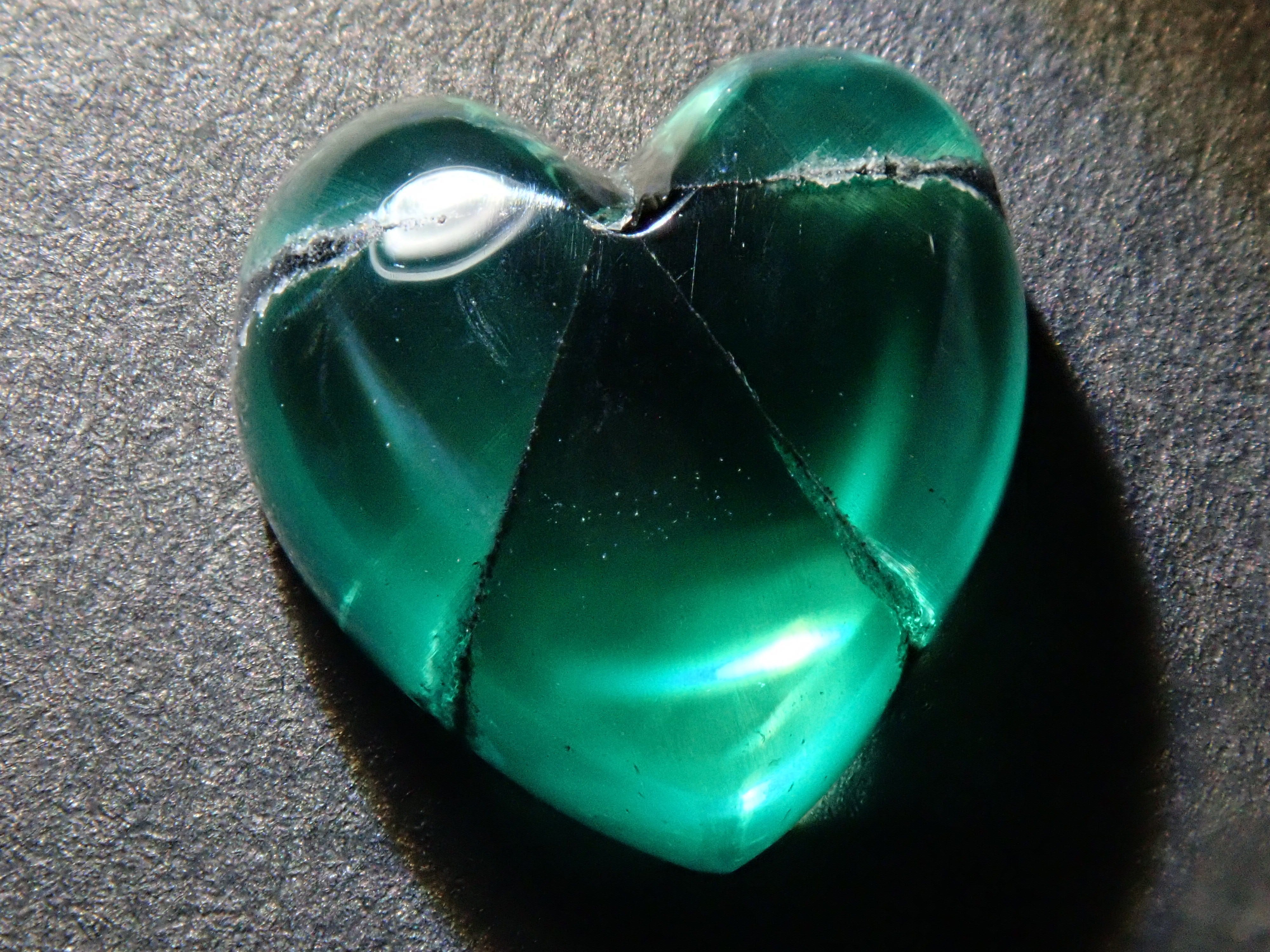 Colombian non-oil trapiche emerald 2.00ct loose GIA