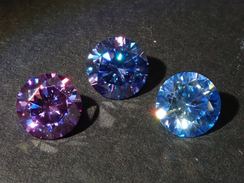 17色》宝石ガチャガチャ💎新作モアッサナイト6.5mm（H&C ハート 