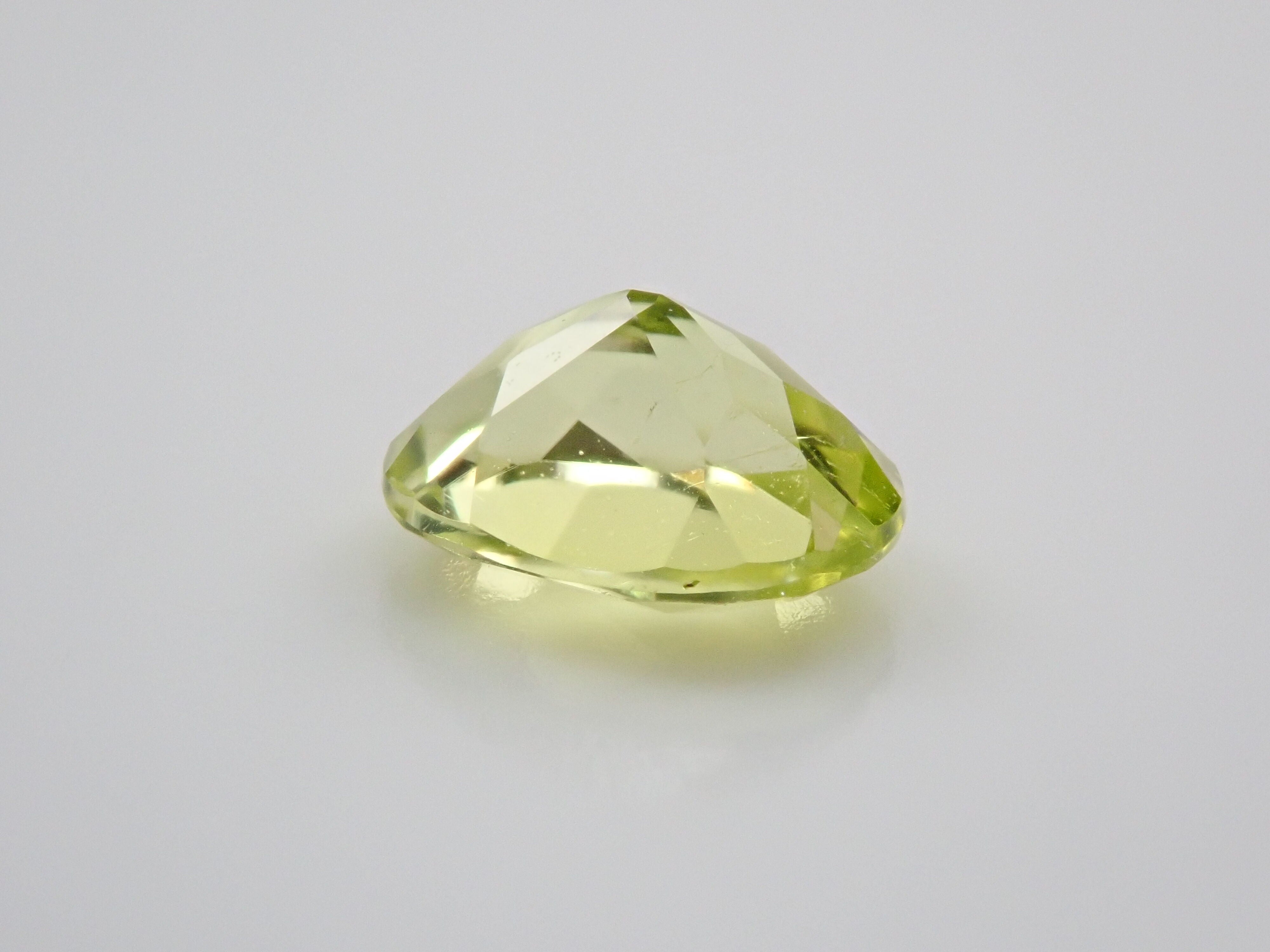 Canary yellow tourmaline 0.344ct loose