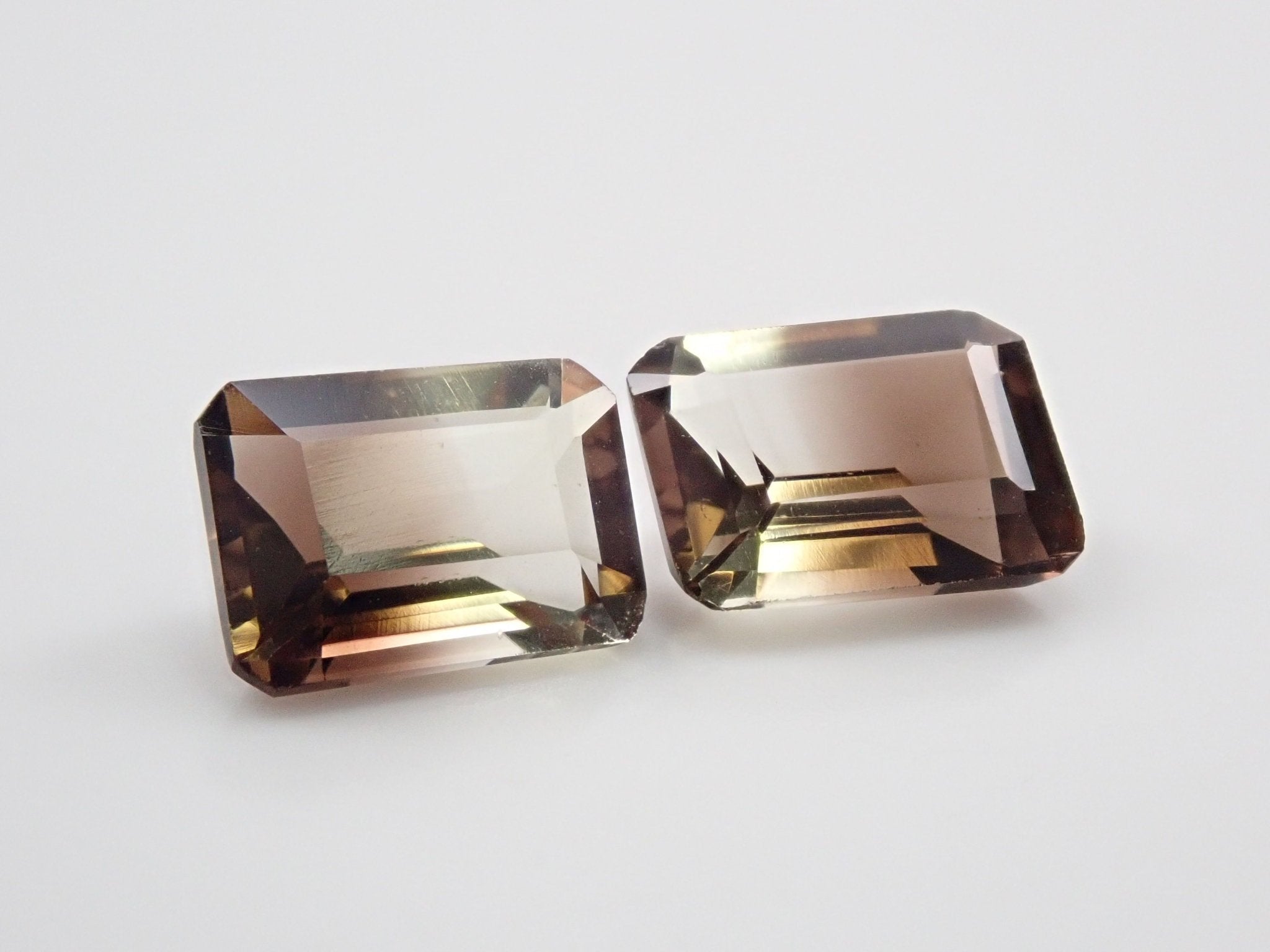 バイカラースモーキークォーツ2石セット 2.465ct - KARATZ STORE｜カラッツSTORE