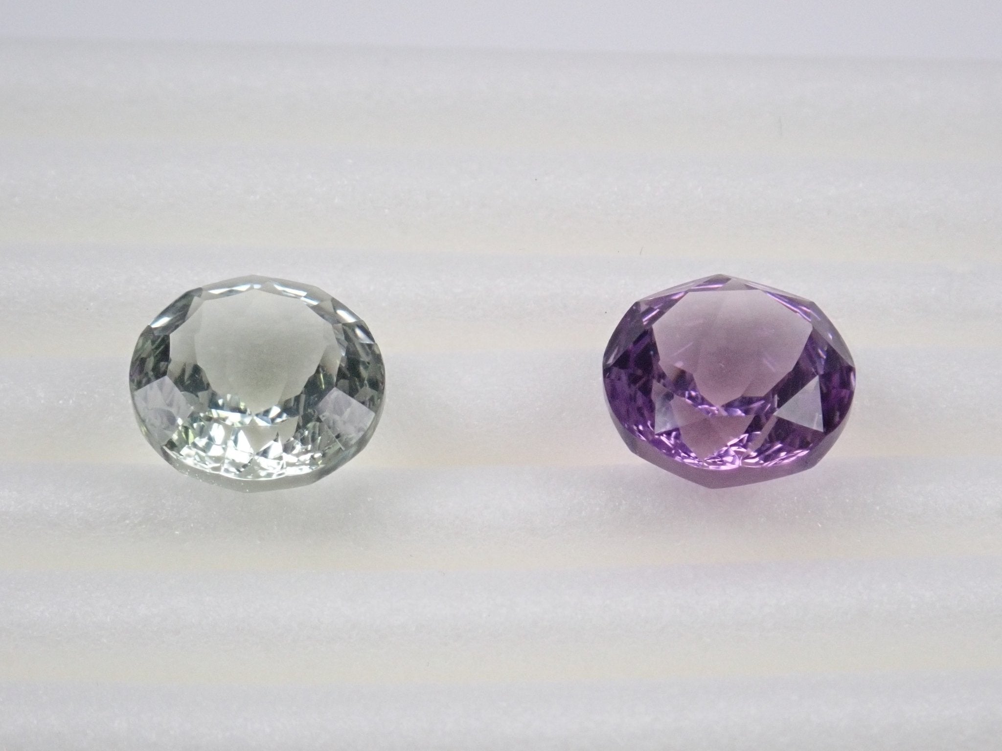 アメジスト・グリーンアメジスト2石セット 3.70ct - KARATZ STORE｜カラッツSTORE