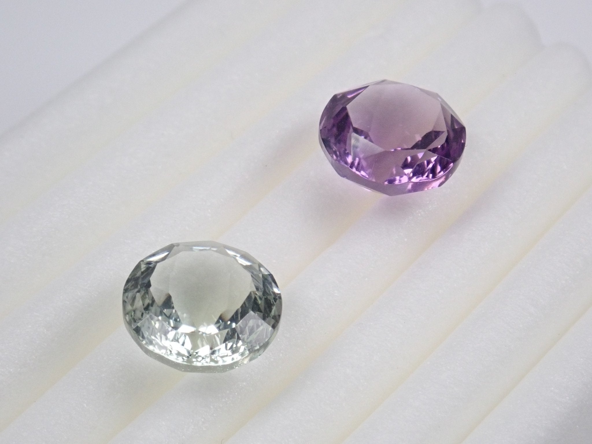 アメジスト・グリーンアメジスト2石セット 3.70ct - KARATZ STORE｜カラッツSTORE