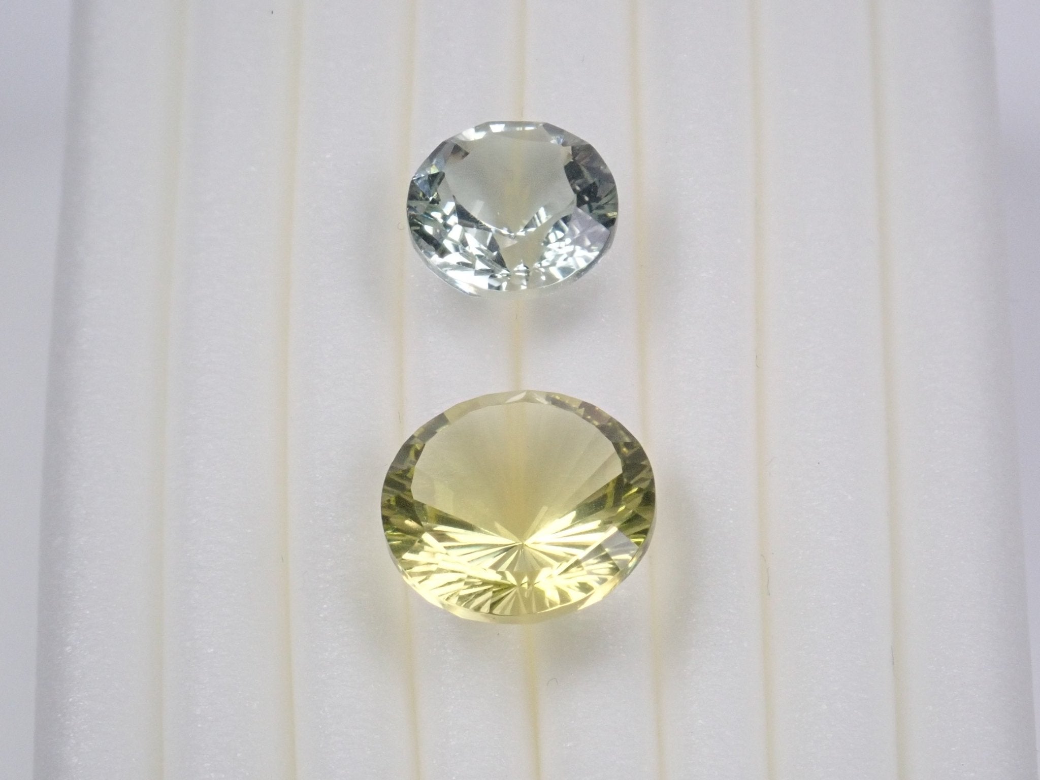 グリーンアメジスト・レモンクォーツ2石セット 4.84ct - KARATZ STORE｜カラッツSTORE