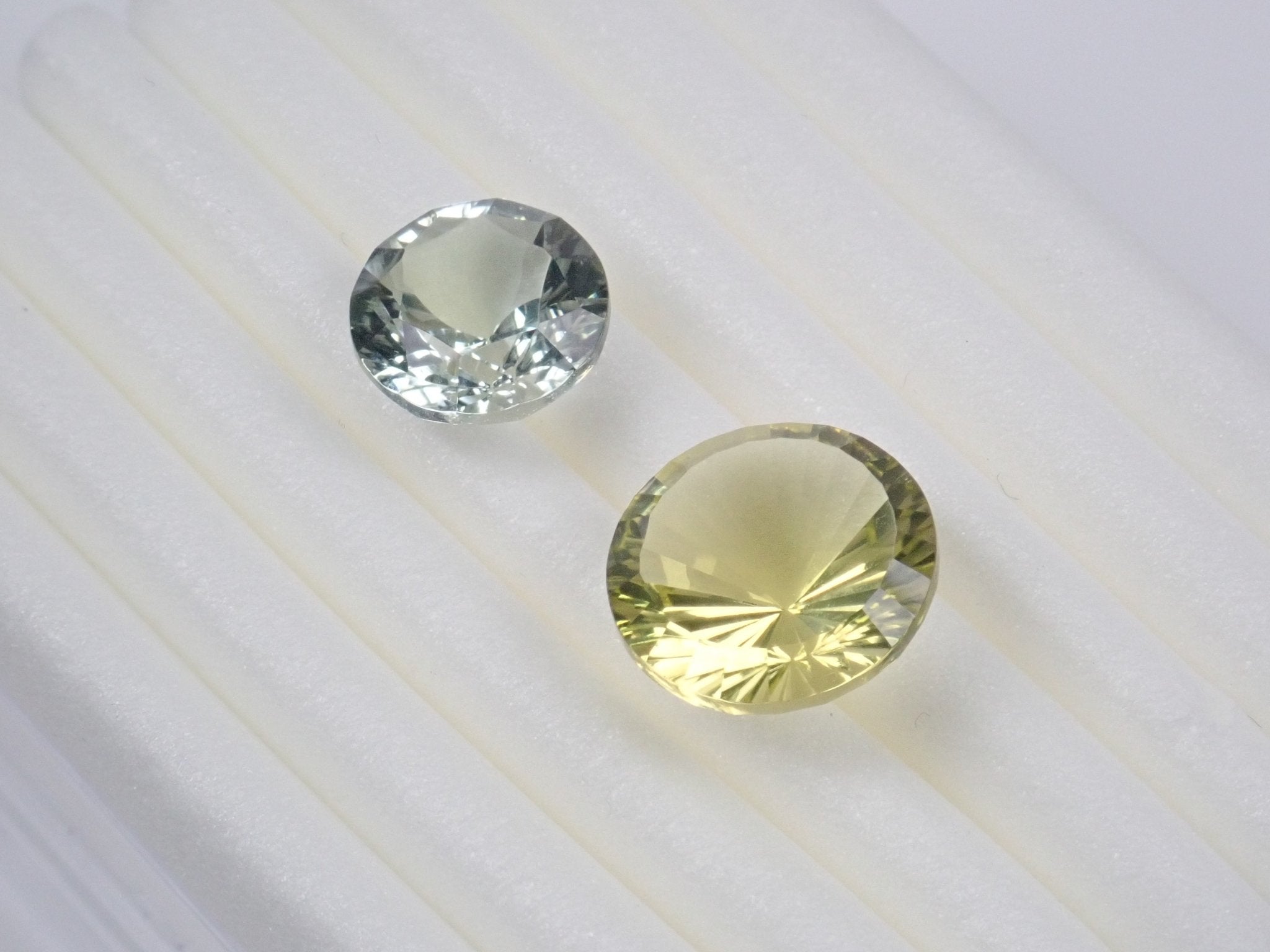 グリーンアメジスト・レモンクォーツ2石セット 4.84ct - KARATZ STORE｜カラッツSTORE