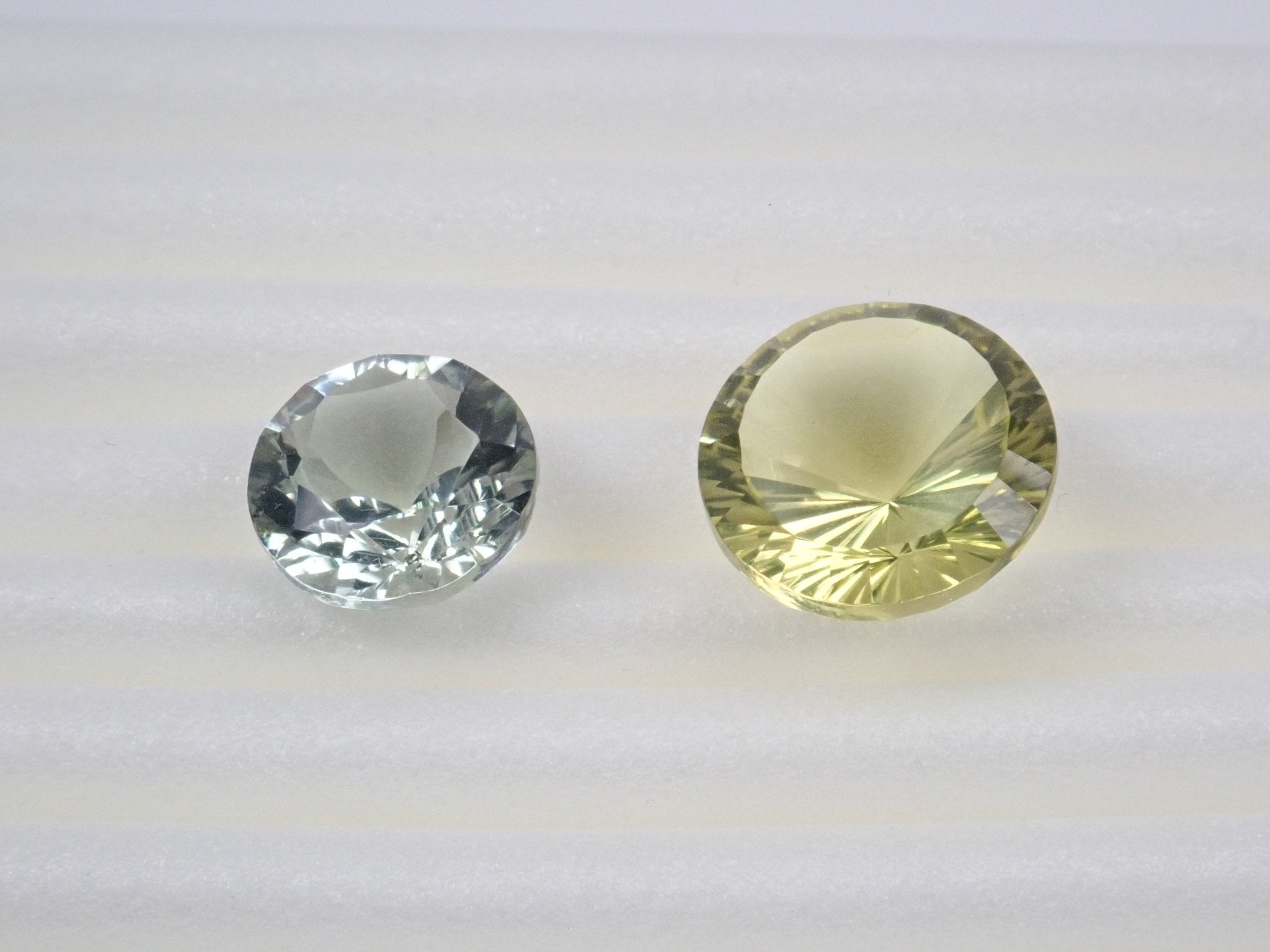 グリーンアメジスト・レモンクォーツ2石セット 4.84ct - KARATZ STORE｜カラッツSTORE