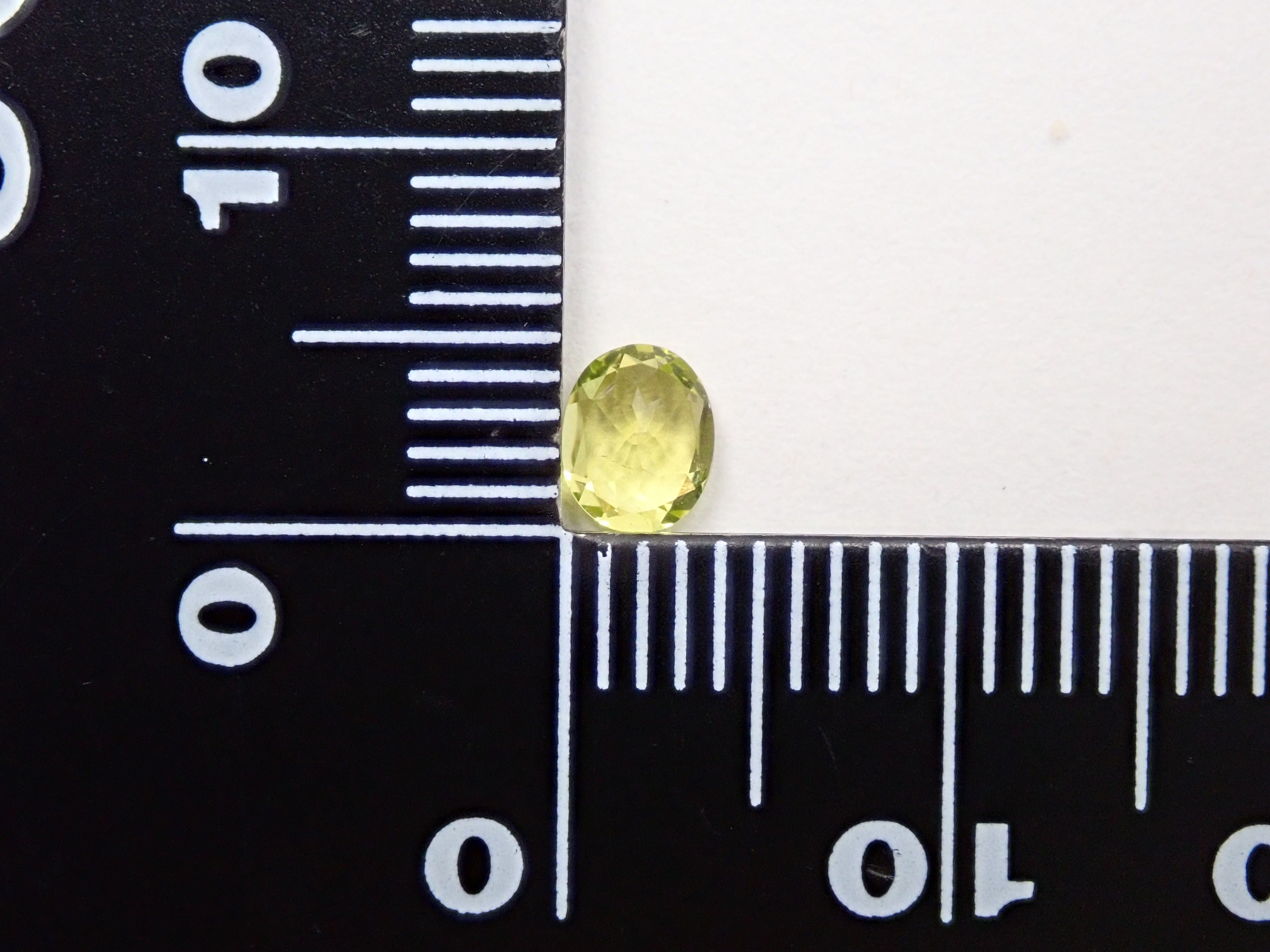 Canary yellow tourmaline 0.344ct loose