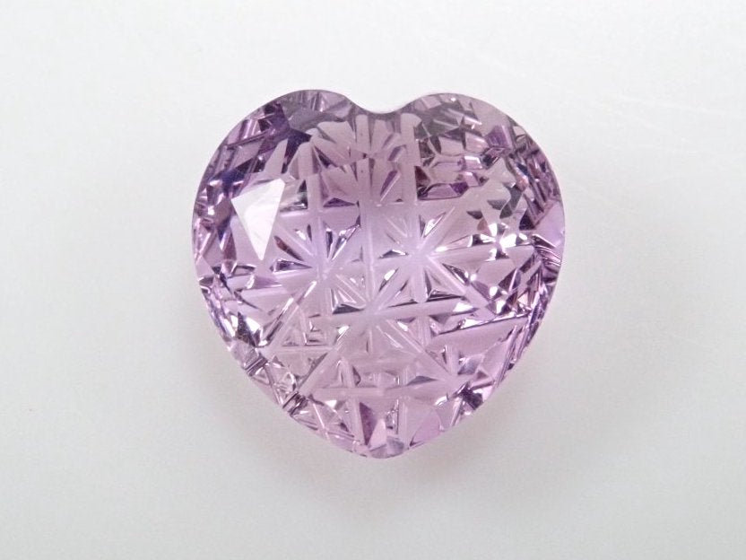 [Koshu Precious Stone Kiriko PlusThree] Pink Amethyst 2.68ct Loose Color with Patch