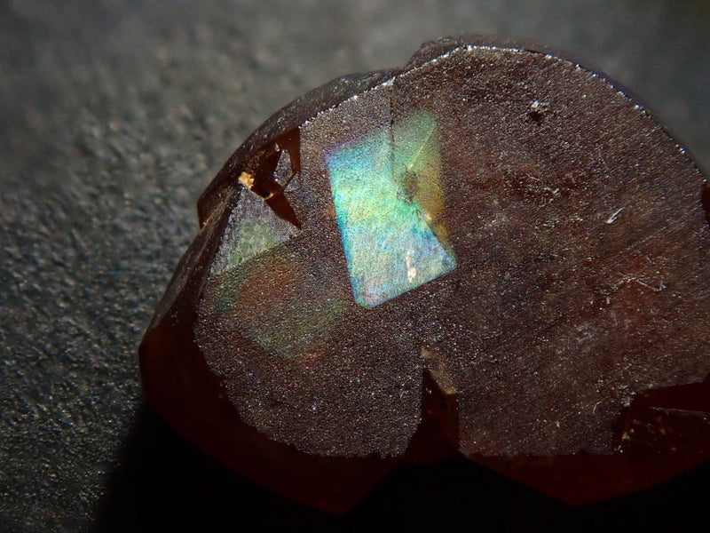 Andradite garnet (commonly known as rainbow garnet) 2.449ct rough stone
