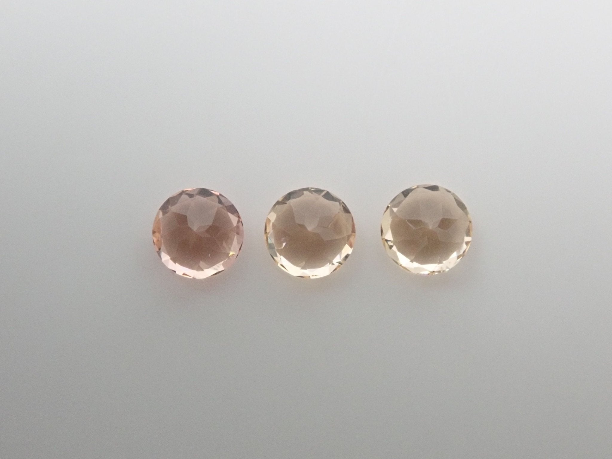 インペリアルトパーズ3石セット 0.605ct - KARATZ STORE｜カラッツSTORE