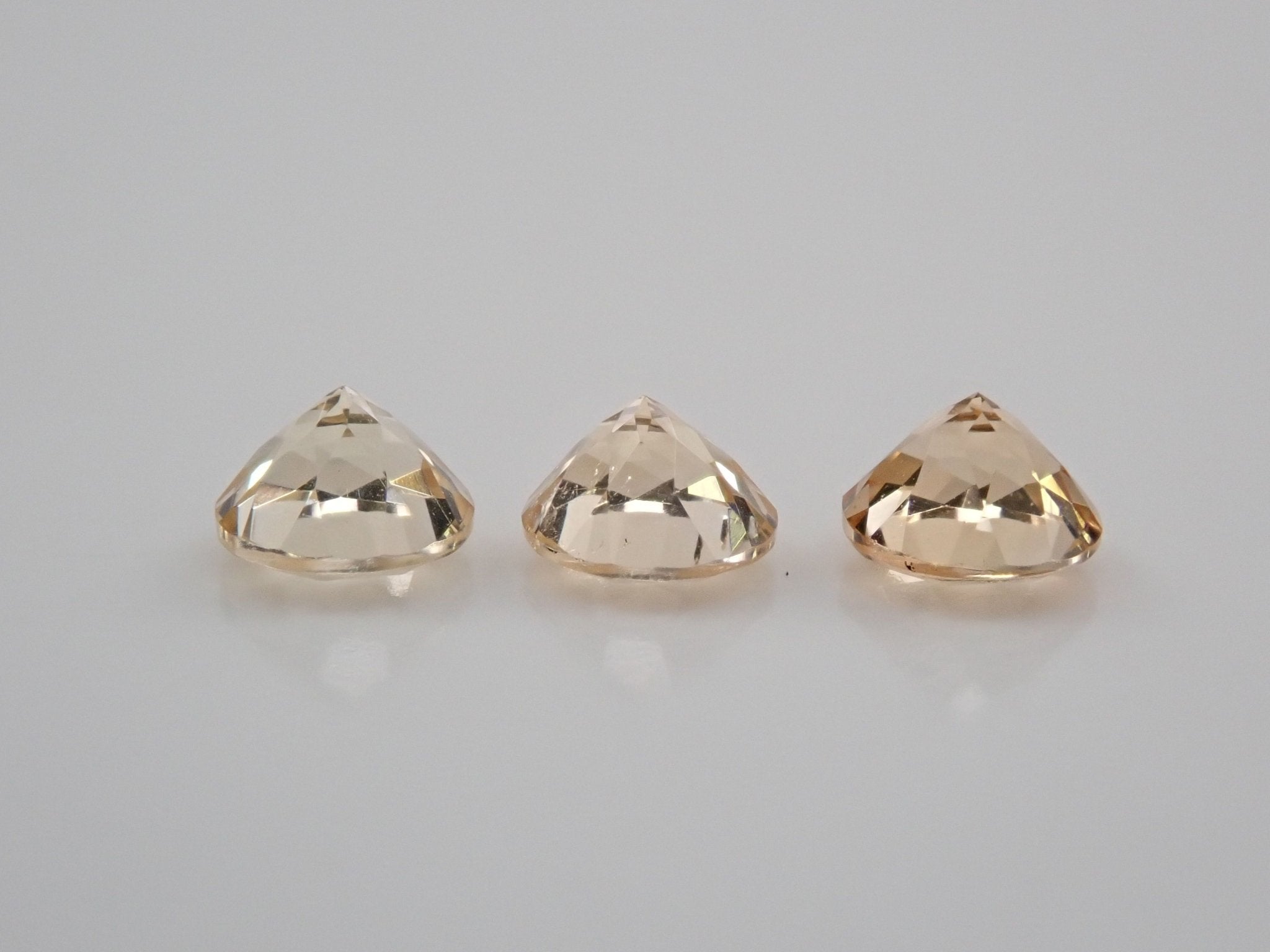 インペリアルトパーズ 3石セット 0.625ct - KARATZ STORE｜カラッツSTORE