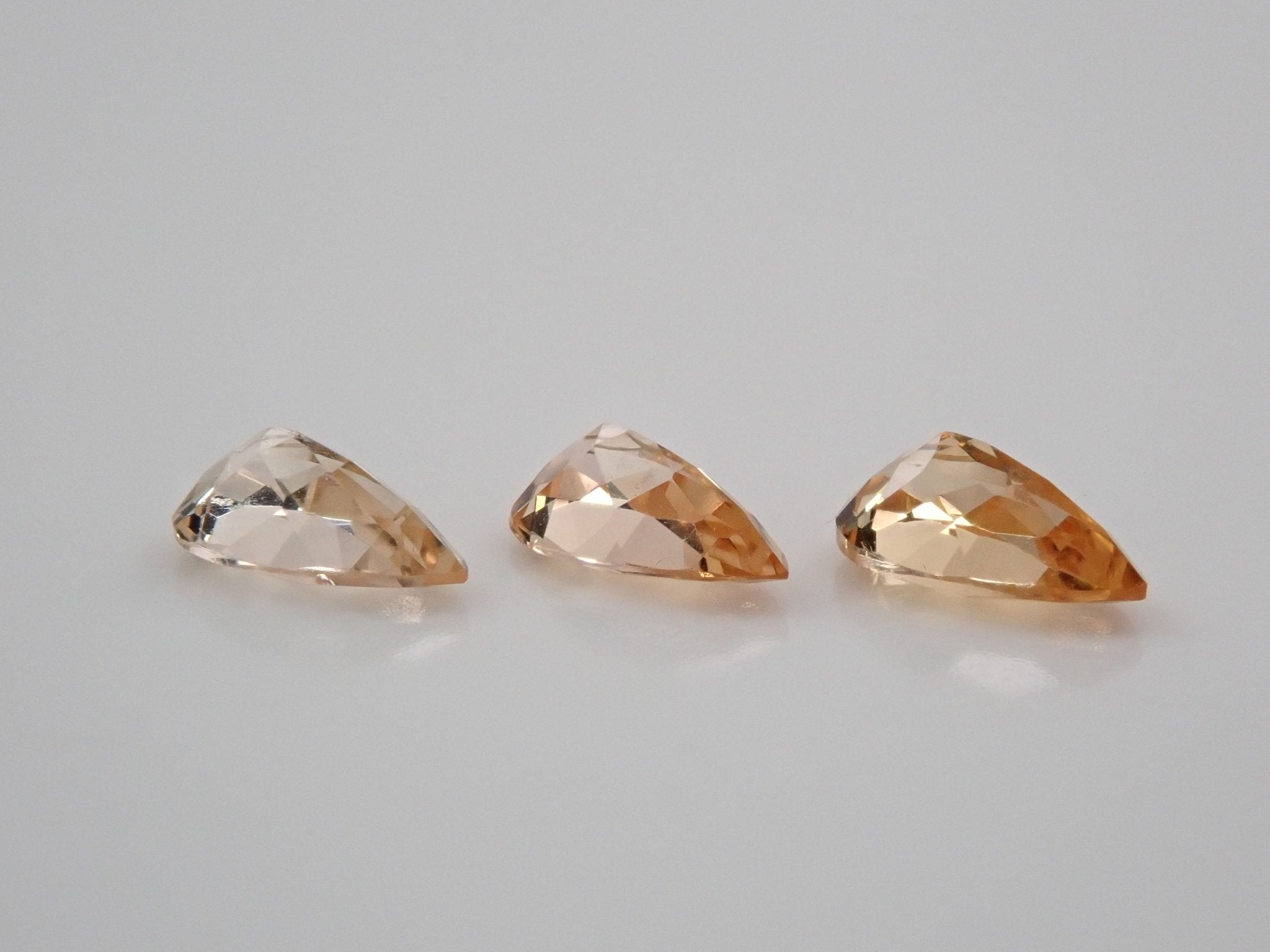 インペリアルトパーズ3石セット 0.632ct - KARATZ STORE｜カラッツSTORE