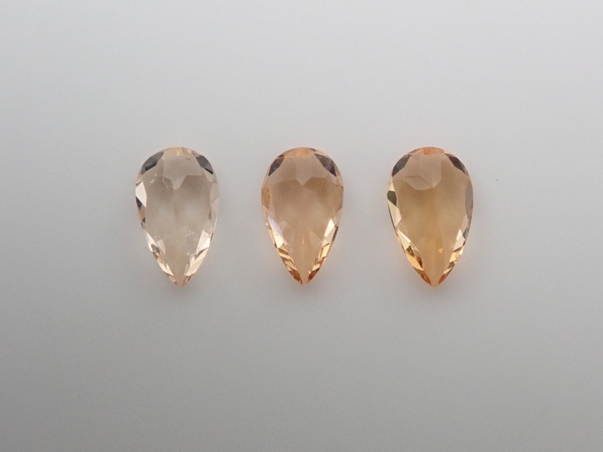 インペリアルトパーズ3石セット 0.632ct - KARATZ STORE｜カラッツSTORE