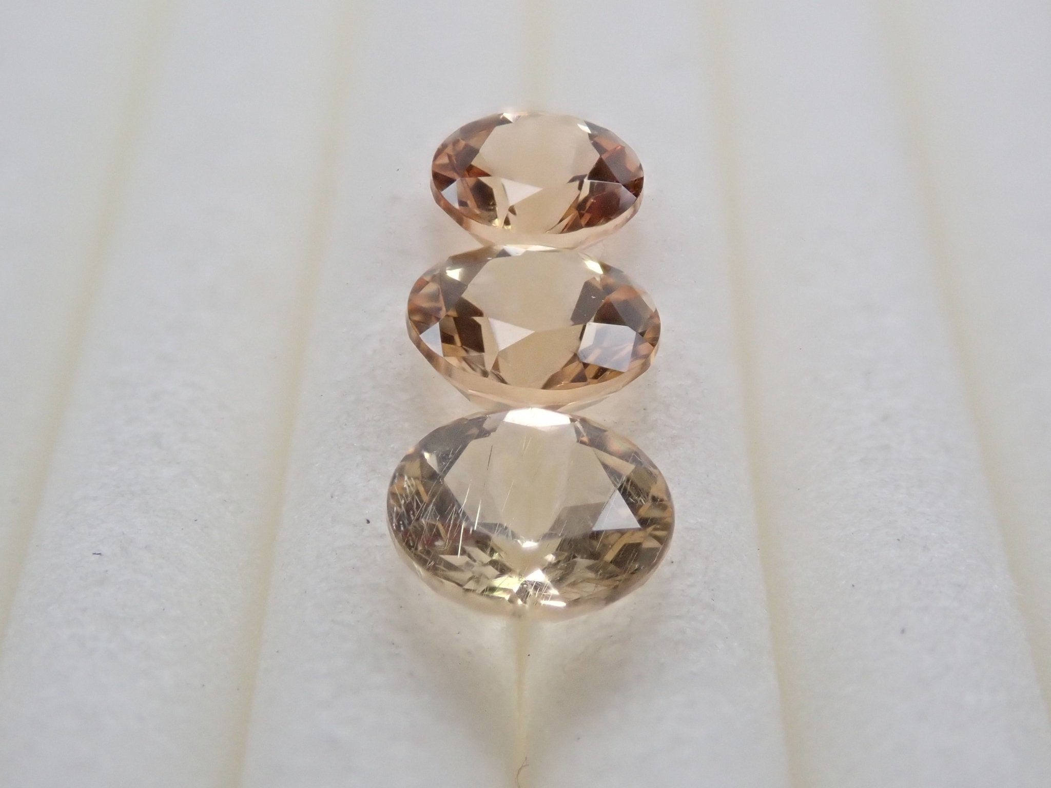 インペリアルトパーズ3石セット 1.122ct - KARATZ STORE｜カラッツSTORE