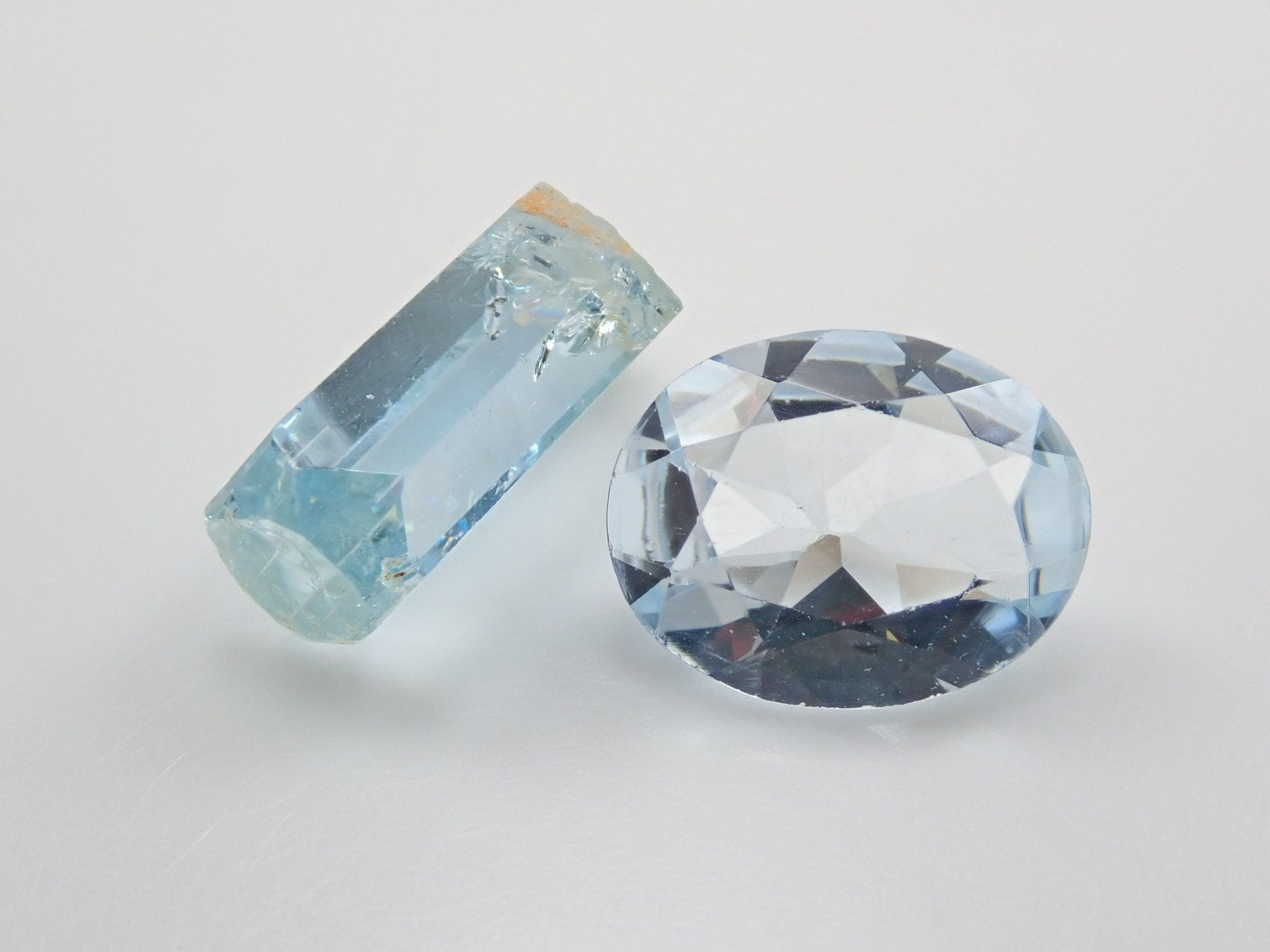 アクアマリン 3.300ct 原石・ルース2点セット - KARATZ STORE｜カラッツSTORE