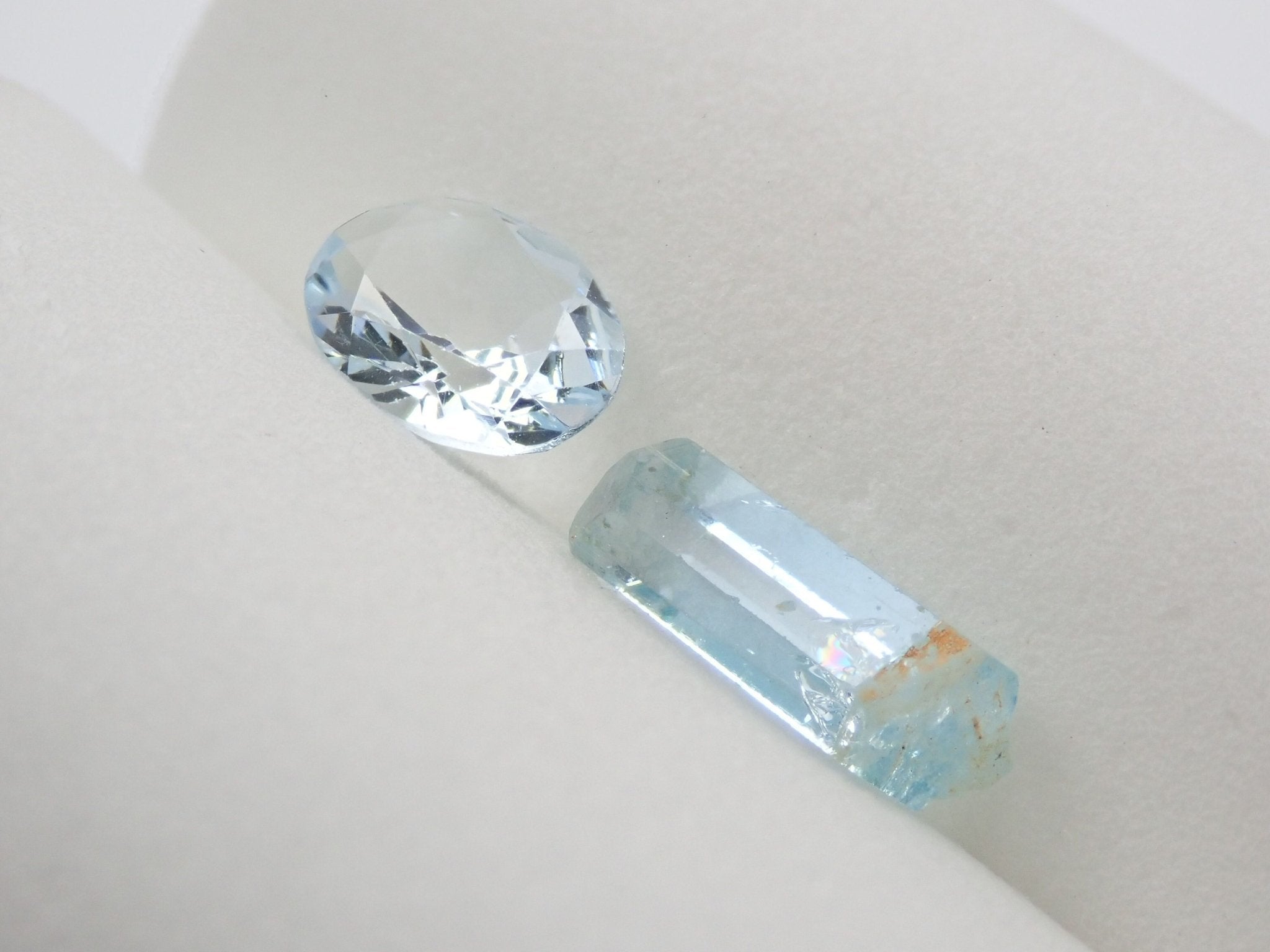 アクアマリン 3.300ct 原石・ルース2点セット - KARATZ STORE｜カラッツSTORE