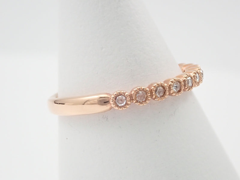 K18 diamond ring (rose cut)