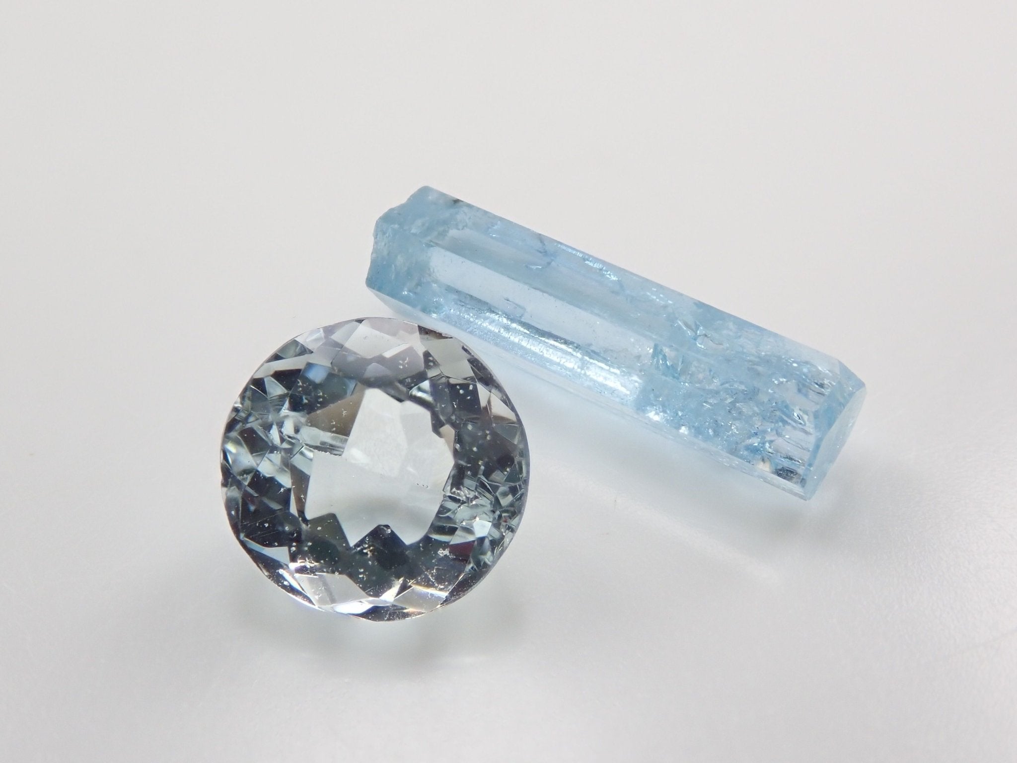 アクアマリン 4.191ct 原石・ルース2点セット - KARATZ STORE｜カラッツSTORE