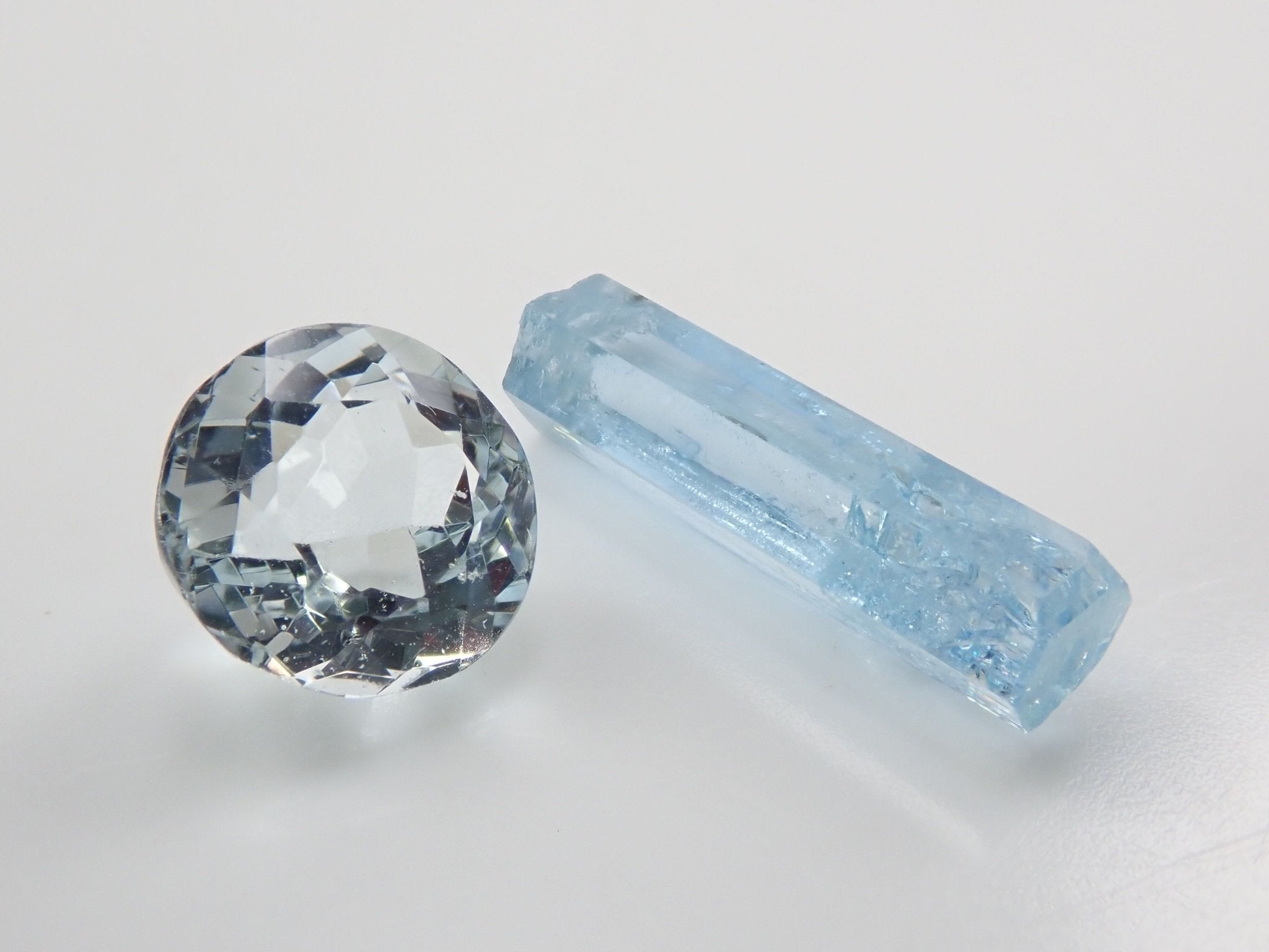 アクアマリン 4.191ct 原石・ルース2点セット - KARATZ STORE｜カラッツSTORE